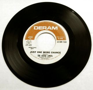 Outer Limits " Just One More Chance / Help Me Please " Rare Deram Promo 45 Nm