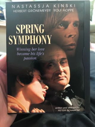 Spring Symphony (dvd,  1999) Rare And Oop,  Stars Natasha Kinski