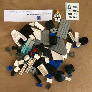 3059 Lego Complete Parts Mars Mission Space Port No Book Master Builders Set