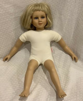 Vintage My Twinn Doll 1996 Blonde Hair Bangs Blue Eyes 23 "