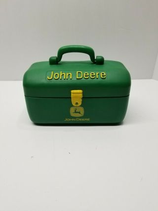 John Deere Ertl Kids Toys Carry Case Lunch Box Rubber Rare