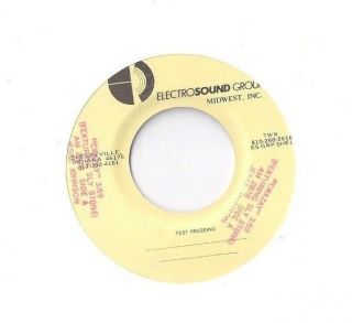 Jesse Johnson Crazay 45 Record Rare Test Press Test Pressing With Sly Stone Funk