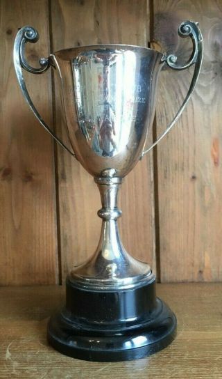 1954 Medium Silver Plate Golf Trophy,  Trophies,  Loving Cup,  Trophy