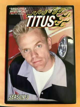 Titus Season 3 (three,  Third) Very Rare Oop Anchor Bay 2001 Dvd Like