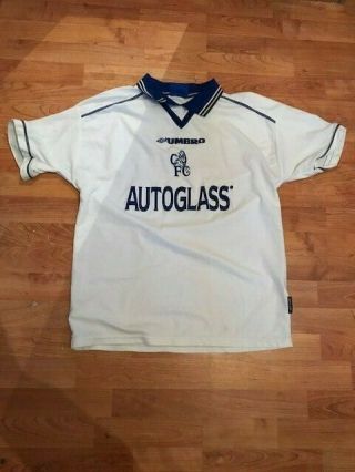 Chelsea Fc Rare Vintage Away Shirt 1998/2000 (large) Umbro