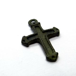 Roman Ancient Artifact Bronze Small Cross