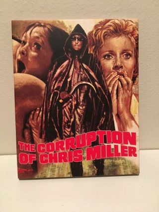 Vinegar Syndrome Blu - Ray/dvd Corruption Of Chris Miller W/ Rare Oop Slipcover