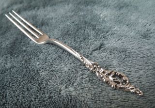Floral By Reed And Barton 4 5/8 " Sterling Strawberry Fork (s) 1 Of 3 Available