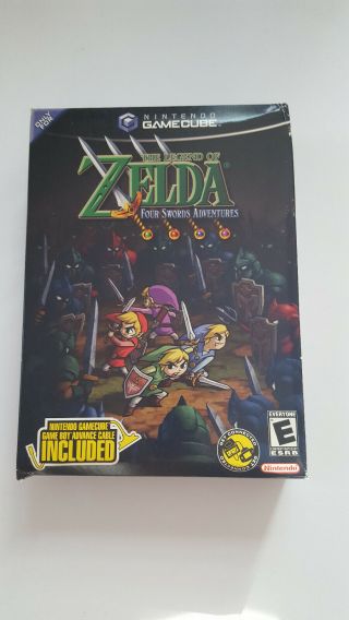 The Legend Of Zelda: Four Swords Adventures Very Rare Big Box No Game