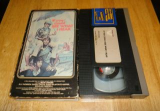 If You Could See What I Hear (vhs,  1982) Marc Singer Comedy Ultra Rare Vestron