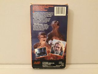 Elves (1989,  AIP Home Video) Dan Haggerty Rare/OOP VHS Christmas Horror 2