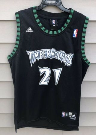 Adidas Kevin Garnett Minnesota Timberwolves Nba Basketball Jersey Rare Vintage M