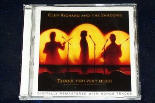 Cliff Richard Cd Thank You Very Much London Palladium Mega Rare