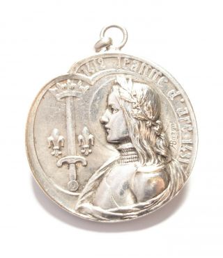 Antique French Joan Of Arc Pendant