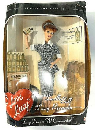 I Love Lucy " Lucy Does A Commercial " Episode 30 Mattel Barbie Doll Vintage Colle
