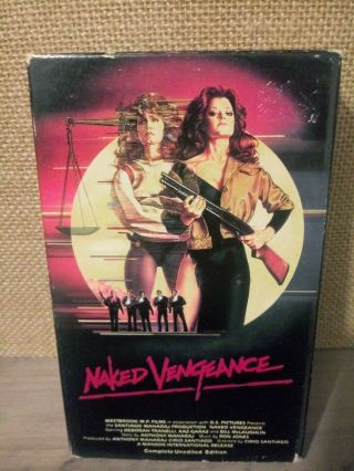 Naked Vengeance - Betamax Video Tape Rare Cult Horror - Not A Vhs.  Not.