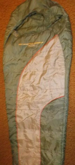 Rare Bsa Boy Scouts Of America Down Sleeping Bag Mummy 15 Degrees Green Euc