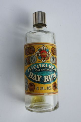 Vintage Caswell - Massey Michelsen Bay Rum The 8 Fl Oz Embossed Bottle