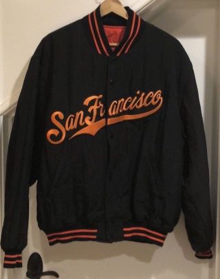 Vintage Starter “rare Players” San Francisco Giants Jacket Xl