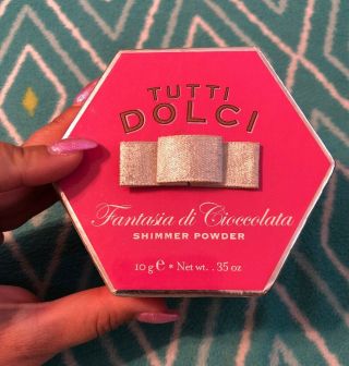 Tutti Dolce Shimmer Powder.  Fantasia Di Ciccolata.  Very Rare•• Look