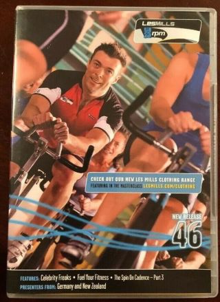 Les Mills Rpm 46 Complete Release Dvd Cd Choreography Rare