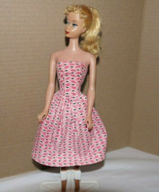Vintage Barbie Clone Tressy Fab - Lu Babs Bild Lilli Suzette Pink Black Dress