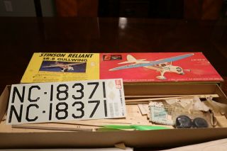 Rare Vintage Sterling Stinson Reliant Sr - 8 Gullwing - Rubber Or Gas Balsa Wood