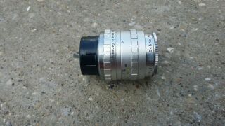 Xenoplan Schneider 1:1.  9/25mm C - Mount Chrome Rare Lens F=25mm Fits Bolex H16 Rx