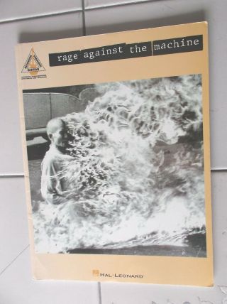 Rage Against The Machine Guitar Tab Rock Music Song Book Rare Hal Leonard
