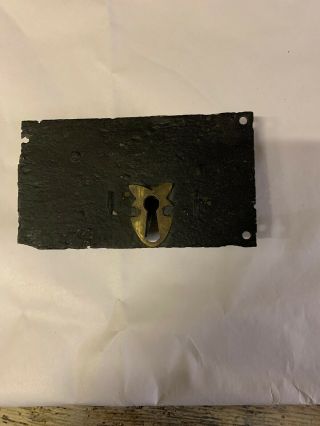 Antique French ? Lock Steel And Brass