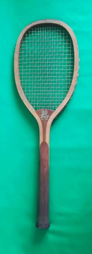 Very Rare Vintage Pennant Bellemere Tennis Racket