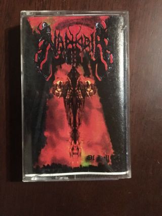 Naphobia”of Hell”cassette Tape 1995,  Rare,  Death Metal,  Slayer,  Morbid Angel