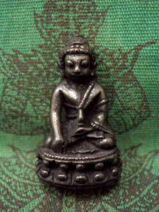 Phra Kring Lp Koon Wat Banrai Meditation Magic Talisman Lucky Thai Buddha Amulet