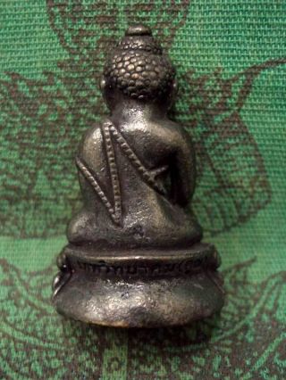 Phra Kring LP Koon Wat Banrai Meditation Magic Talisman Lucky Thai Buddha Amulet 3