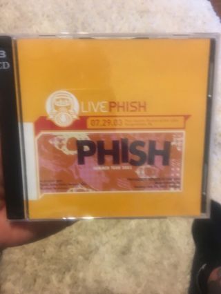 Phish - Burgettstown Pa 7/29/03 - Cd - Rare - 3 Disc Set