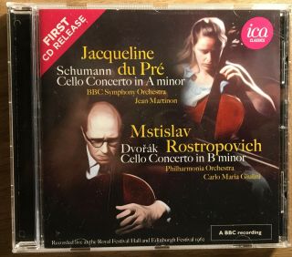Jacqueline Du Pre Schumann Cello Concerto Live 1962 Bbc Symphony Orch.  Very Rare