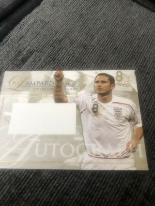 Futera Unique - Legends Rare Frank Lampard Blank Back Card