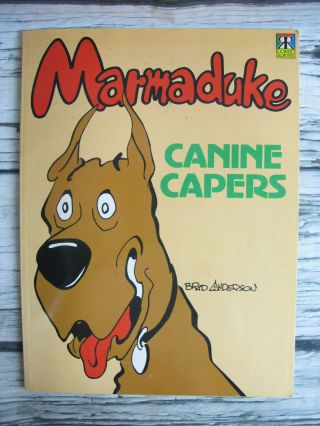 Marmaduke Canine Capers No.  1 Brad Anderson Ravette Books Paperback 1992 Rare 2