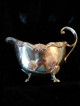 Gravy Boat 1847 Roger Bros Remembrance Silver Plate 9813