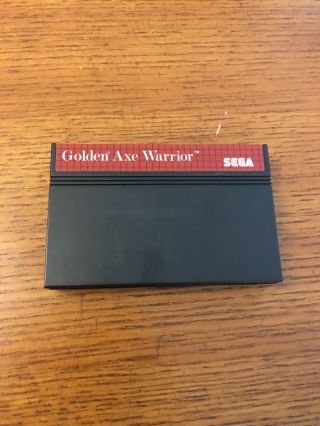 Sega Master System,  Golden Axe Warrior,  Cartridge Only,  Rare,