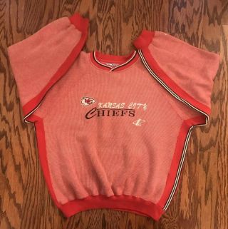 Vintage 90s Legends Athletic Kansas City Chiefs Crewneck Sweatshirt VTG L Rare 2