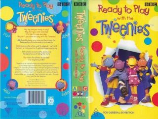 Tweenies Ready To Play Vhs Pal Video A Rare Find