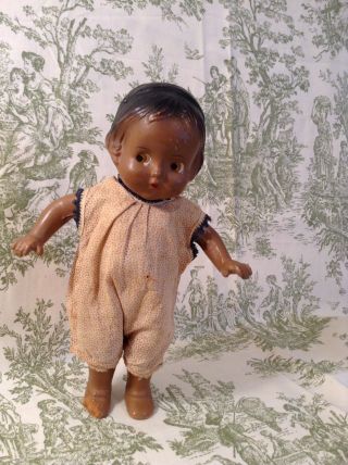 Rare 10in 1941 Lu Jon African American Patsy Ann Style Doll Highly Collectible