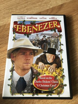 Ebenezer (dvd) Rick Schroeder,  Jack Palance Rare Oop Region 1 Western/holiday