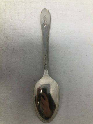 Wallace Sterling Silver Souvenir Spoon High School Fort Madison Iowa 3
