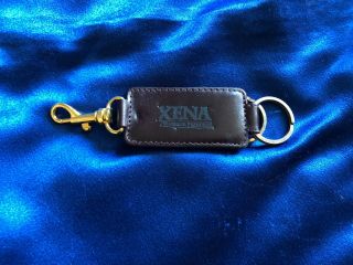 Very Rare Xena (lucy Lawless) Officially Licensed Authentic Leather Keychain