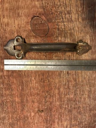 Old Antique Reclaimed Thumb Latch Cast Iron Door Handle