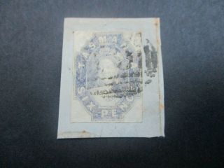 Tasmania Stamps: Chalon On Piece - Rare (e169)