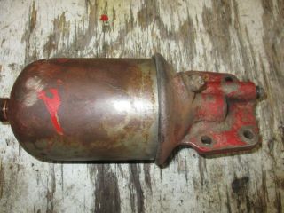 Farmall M H Sm Sh Oil Filter Canister Complete With Base Short Antique Tractor