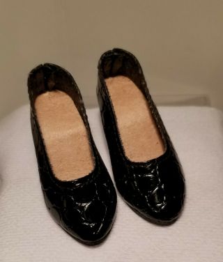 1 Pair Black High - Heeled Pumps/shoes For 20 " /21 " Miss Revlon Cond.